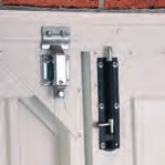 Standard door comes with shoot bolts and cable operated latches on active leaf.